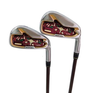 Right Hand Women Golf Clubs 08 Irons 411SW L Arbre en acier graphite Flex avec poignées de couverture de tête 240422