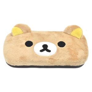 Rilakkuma Bear Étui à lunettes en peluche Dessin animé Anime Étui à lunettes de soleil Organisateur Mignon Kawaii Boîte à lunettes Étuis à lunettes 240118