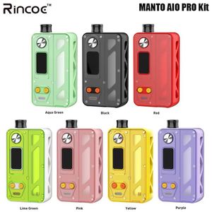 Rincoe Manto AIO Pro Kit 80W Capacité 3,5 ml Vape fit Manto AIO Coil Manto 2.0 Puce pour MTLDTLDIY Vaping Experience Cigarette électronique authentique