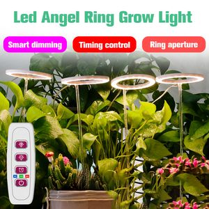 Anillo de luz de cultivo DC5V, fitoamplificador Led USB de espectro completo para invernaderos, plántulas de plantas de interior, flores para el hogar