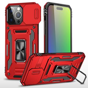 Ring Kickstand Hard PC CAME COVER COUVERTURE TPU SOX SOX SOX SChel Plaque pour le support de voiture adapté à Apple iPhone 15/15 Pro Max Anti Shock Anti Falling 4 Corners Strenthen