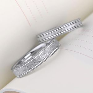 Anillos de 4/6 mm de ancho anillos de boda de tungsteno anillo de pareja anillo de arena clásico simple puede grabar (el precio es para un anillo)