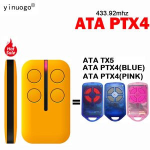 Anneaux ATA PTX4 ATA TX5 GARAGE PORTE RÉLÉCORDE 433.92 MHz ATA PTX4 Remote Control Gate Gate Opender Command Transion Barrière de la barrière