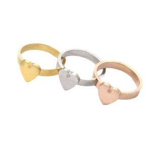 Anneaux Designer pour les femmes Ring de fiançailles Ring Heart Love pour les filles plaquées Gold Vintage Amourts de mariage Accessoires de bijoux GADES LADES ZL207 B4