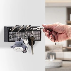 Anneaux Fender Music Key Holder Wallmounted Keychain Chain Coat Rack Guitar Jack Storage Organisateur de rangement de rangement