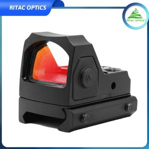 RITAC OPTICS Mini lunette de visée tactique RMR à point rouge avec monture de 20 mm longue durée de vie de la batterie