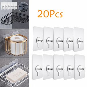 Robe Hooks 51020 Pcs HIgh Quality Punchfree Screws Strong Selfadhesive Suction Cup Sucker Wall Hooks Hanger for Kitchen Bathroom Tools 230503