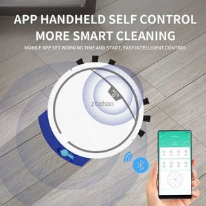 Robot Aspirateurs Nouveau Robot de Balayage Automatique App Télécommande 3 en 1 Planification d'itinéraire Réservoir d'eau Vadrouille Sèche et Humide Aspirateur Ménager