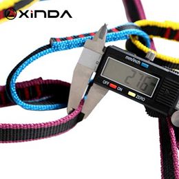 Protection de roche Xinda Équipement d'escalade en plein air Downhill Formant Ring Sling Chain Chain Corde en nylon Système d'ancrage personnel HKD230811