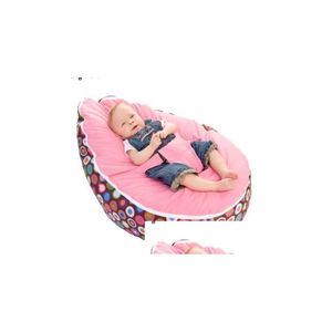 Chaises à bascule nouvelle mode bébé pouf chaise lit avec harnais portable mticolor enfants canapé remplissage ne pas inclus livraison directe Dhmpm