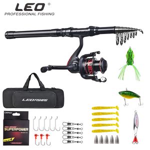 Roding Spinning Fishing and Reel Combo1.8m 2.7Mtelescopic avec Fishign Max Drag 5kg Full Kit