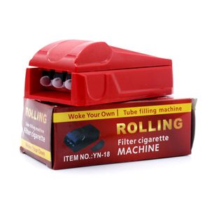Rollmaschine, Kunststoff, 4 Farben, Pfeife für Bong-Smok-Zubehör, Rohrfüllmaschine