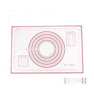 Rouleaux à pâtisserie Planches à pâtisserie Sile Plaque de cuisson Pâte Gâteaux Ustensiles de cuisson Tapis de doublure Tapis Four Pâtes Outils de cuisson Cuisine VT0162 Drop Deliv Dhyji