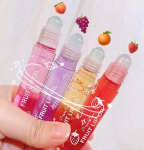 Rollon Fruit Oil Liquid Lipstick Balm Lip Oil Moisturizing Mirror Transparent Long lasting Hydrating Gloss Makeup S1072202500