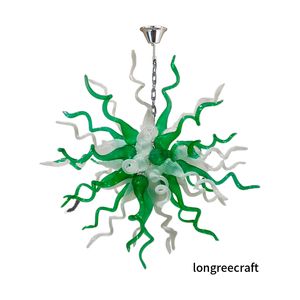 Lámparas románticas Lámpara de araña de cristal soplado hecha a mano Lámparas de cristal de estilo Murano de borosilicato Lámpara colgante de fiesta de bar de hotel DIY LR1481