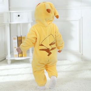 Rompers Baby Rompers Baby Girl Clothes Kigurumi Kids Cose Cosplay Costume Born Boy Pyjama Flannel Chaussu