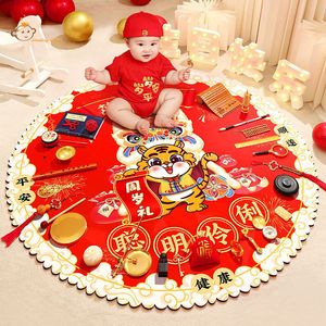 Barboteuses bébé Zhuazhou ensemble accessoires attraper costume bébé garçon fille jouets premier anniversaire cadeau fête bébé Pograph accessoires 230628