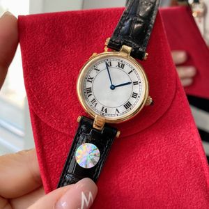 Reloj de diseñador RONDE para mujer, reloj de cuarzo de 30MM para mujer, reloj de pulsera réplica oficial para mujer, regalo para personas mayores 399