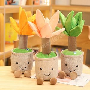 Décor de chambre 35 cm dessin animé botanique en peluche poupée mignon plante en pot en peluche Super doux jouet beau cadeau pour enfant fille enfant Surprise présent