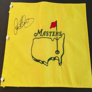 Collection Rory Mcilroy signé signé autographié open Masters glof pin flag257i