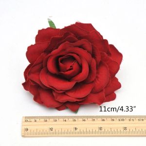 Rose Flower Coil Clip Flamenco-Dancer Pin Fleur Broche Fleur multicolore broche Broche Rose Fleur Hair Hair Clip