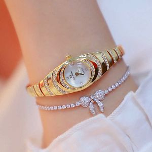 Montres en or rose femme célèbre marque petit cadran dames montres pour femmes montres-bracelets en diamant Relogio Feminino 210527