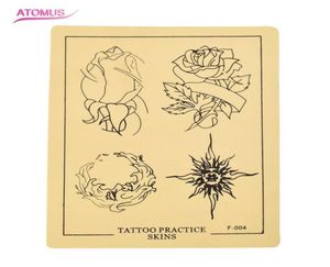 Rose Practice en cuir en cuir Silicone Permanent Tatouage Cosmetic Tattoo Tatoo Training Practice Fake Skin for Beginners Excellent Cosmetic5194952