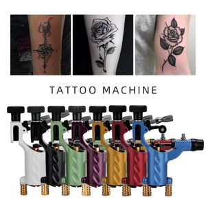 Machine à tatouer rotative tatouages Art corporel libellule professionnel construit à la main Shader Liner assorti Tatoo moteur pistolet Kits approvisionnement