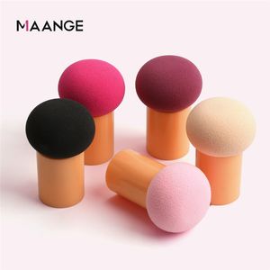 MAANGE Pinceles de maquillaje Esponja Fundación facial Crema Cabeza de hongo Maquillaje suave Puff Herramienta de belleza