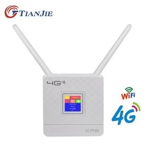 Routeurs 4G LTE CPE WiFi Router Broadband Unlock Modem 300Mbps 3G Mobile Hotspot Wan / Port Patrelle à port LAN avec emplacement pour carte SIM