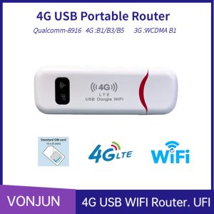 Routers 4G UFI LTE Wireless Dongle WiFi Router 150 Mbps Modem mobile Modem à large bande USB Stick Carte Pocket HotSpot