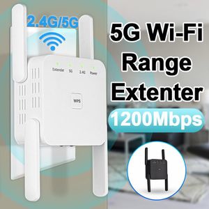 Routers 5G 2,4G Répéteur WiFi Amplificateur WiFi Signal WiFi Extender Network WiFi Booster 1200 Mbps 5 GHz Repréion WiFi sans fil à longue portée