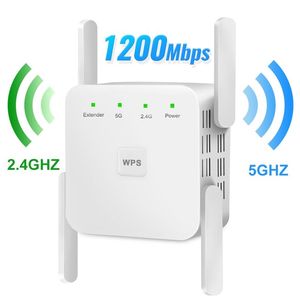Routers 5 GHz Wiless WiFi Repeater 1200 Mbps Router WiFi Booster 2.4g WiFi Long Range Extender 5G WiFi Signal Amplificateur Repréater WiFi