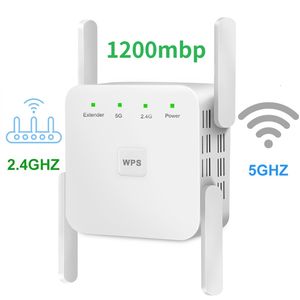 Routeurs 5 GHz répéteur WiFi sans fil amplificateur Wi-Fi Booster 300 Mbps 1200 Mbps 5 GHz Signal longue portée Wi-Fi Extender 221114