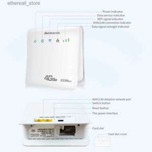 Routeurs Benton 3G4G Wifi Lte routeur amplificateur débloqué ldw931CPE répéteur avec carte SIM 4G antenne pour Internet à domicile pour maison de campagne Q231114