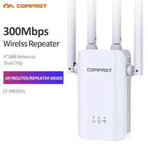 Routers Comfast CFWR304S 300 Mbps 2,4 GHz Router de répéteur WiFi sans fil 2,4 GHz Amplificateur de signal d'extension