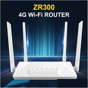 Routers Dbit Wifi Router Modem 4G Sim Card Lte 4X5Dbi High Speed Antenna Stable Signal Support 30 Devices Share Traffic Drop Delivery Ot0Pe