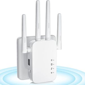 Routers quatre antennes Réseau de fil sans fil Amplificateur de signal à longue portée WiFi Améliore le booster pour le routeur d'extension de la maison de téléphone mobile