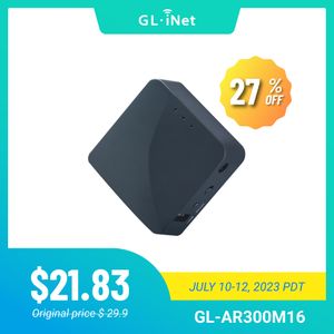 Routers GL iNet GL AR300M16 Mini Router Wi Fi Repetidor OpenWrt Preinstalado 300Mbps Alto rendimiento 16MB Ni Flash 128MB RAM 230712