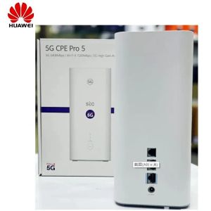 Routeurs Huawei H158381 5G CPE Pro 5 Router 5G WiFi 6 7200Mbps RJ45 RJ11 Slot Nanosim 5G Router