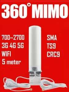 Routeurs hwatel 5g 4g wifi wifi externe omni directionnel omnidirectionnel MIMO antenne pour le moderne du routeur Huawei extension extension SMA CRC9 TS9