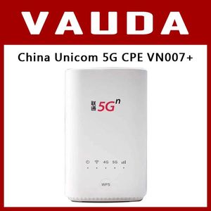 Routers Nuevo desbloqueo China Unicom VN007+ 5G CPE Módem de enrutador inalámbrico 2.3Gbps Mesh WiFi SIM Tarjeta NSA/SA NR N1/N3/N8/N20/N21/N77/N78/N79