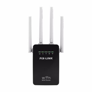 Routeurs nouveaux WR09 Wireless 802.11n / b / g 300 Mbps WiFi Repeater Router Extender Network AP Range Signal Expander Extend Amplificateur Mur