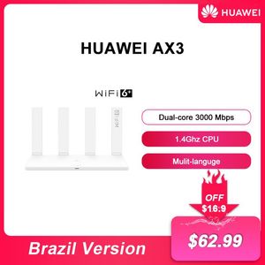Routers originales Huawei AX3 Wifirouter Dualcore wifi 6 más 3000Mbps 2.4GHz 5GHz Moda de malla Mesh WiFi VPN Gigabit Modem