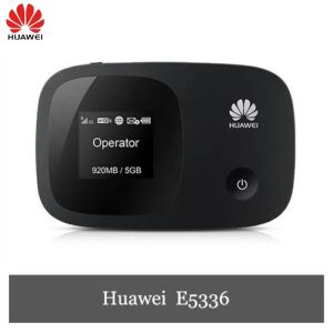 Routeurs Original Déverrouillé Huawei E5336 21,6 Mbps 3G HSPA + GSM SIM Card Router Wireless Mini Pocket Mobile WiFi HotspotFree