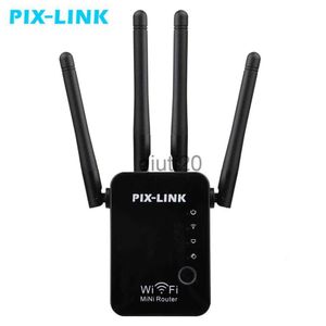 Enrutadores PIXLINK WiFi repetidor 300Mbps amplificador enrutador/booster/AP rango de red expansor enrutador extensor de potencia Roteador 2/4 antena x0725