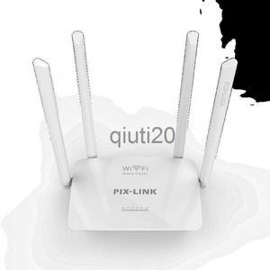 Routeurs PIXLINK Routeur Wifi sans fil Répéteur Anglais Firmware Wi-fi Booster 300mbps 5ports RJ45 802.11N Configuration facile pour la maison Blanc WR08 x0725