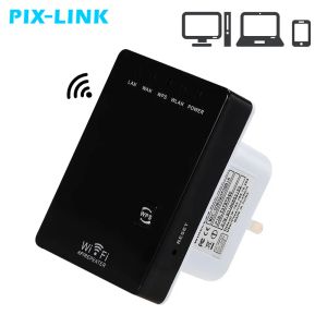 Routeurs pixlink wr02 mini routeur 300 Mbps sans fil de répétition de répat à la gamme de pont extenseur d'accès à pont roteador 802.11n point d'accès