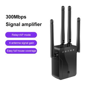 Routers R308 Repréateur sans fil Router WiFi Router 2.4G / 300 Mbps Amplificateur de signalisation