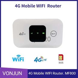 Routeurs Routeurs Routeurs MF800 Mifi 4G routeur Wifi de poche universel Hotspot Mobile Modem débloqué sans fil avec emplacement pour carte Sim x0725